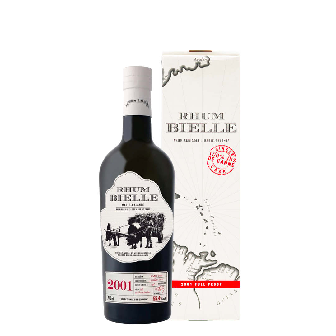 Rum Bielle Marie Galante Agricole 2001 Fut 8 70 cl