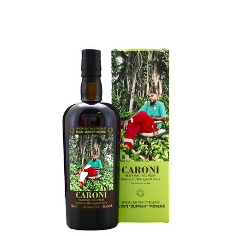 Rum Caroni Employees Kevon "Slippery" Moreno 1998 21 Years Old 2nd Release 70 cl