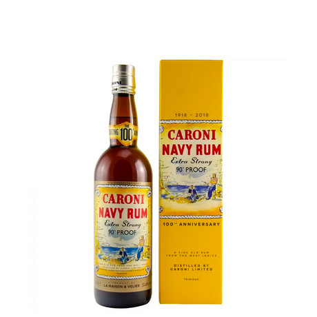 Rum Caroni Navy Rum 90° Proof 100th Anniversario Extra Strong 70 cl