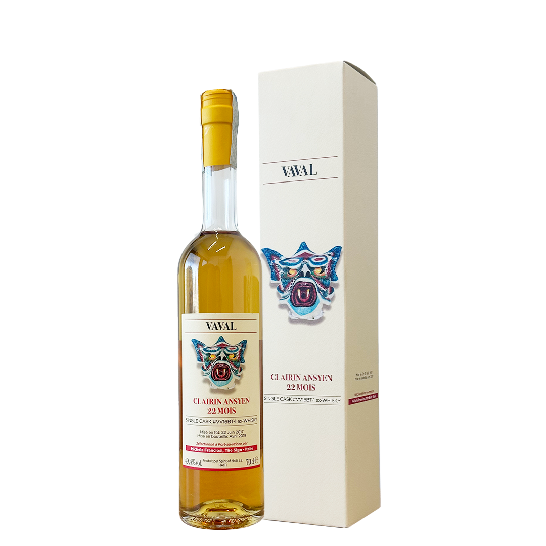 Rum Clairin Ansyen 22 mois Vaval Michele Franciosi 70 cl