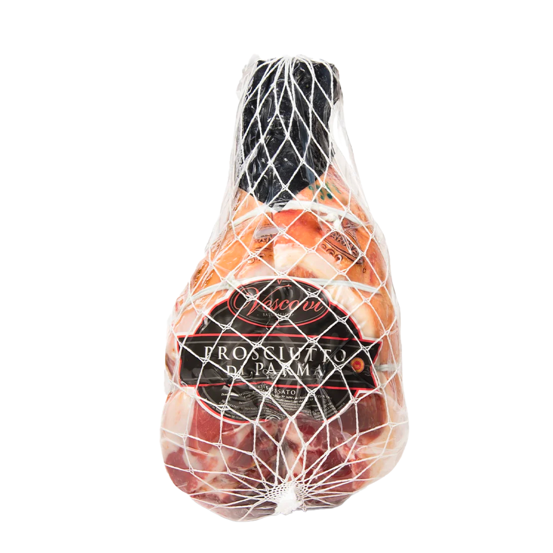 Salumificio Vescovi Prosciutto Crudo di Parma stagionato 18 mesi disossato addobbo 8 kg