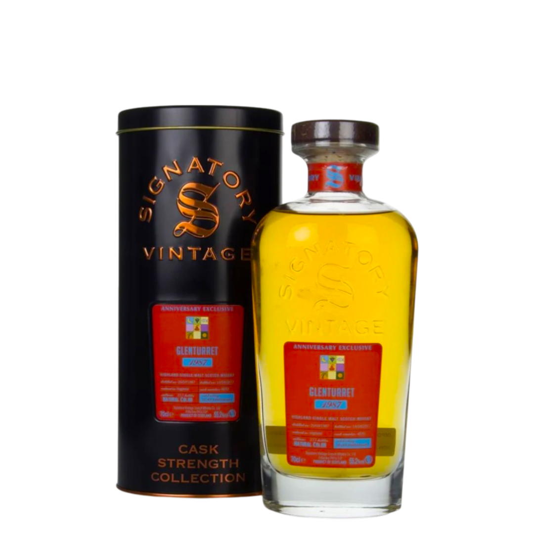Whisky Signatory Vintage Glenturret 1987  70° anniversario Velier 70 cl