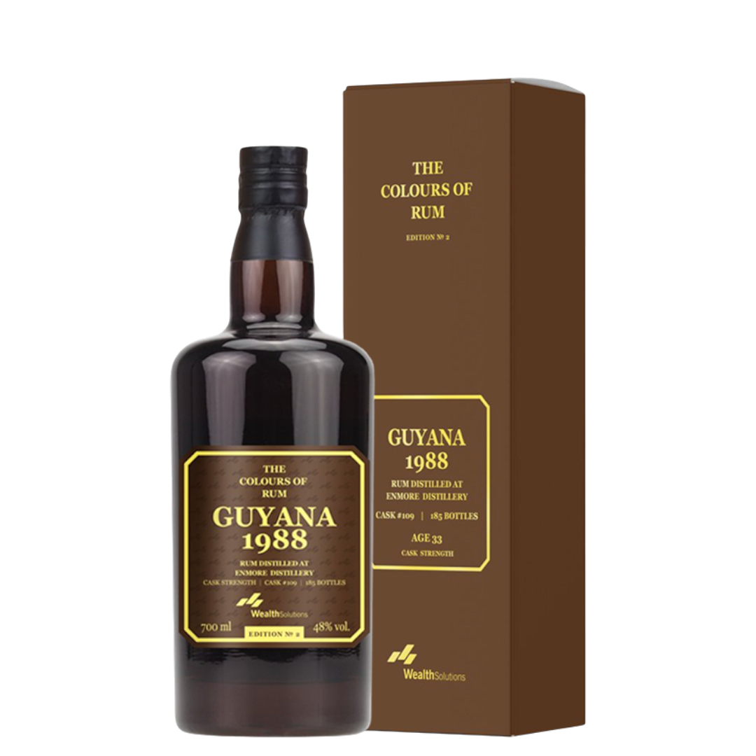 The Colours of Rum Enmore 1988 Guyana 33Years Old  edition N.2 70 cl