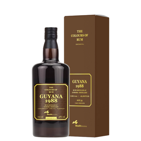 The Colours of Rum Enmore 1988 Guyana 33Years Old  edition N.2 70 cl