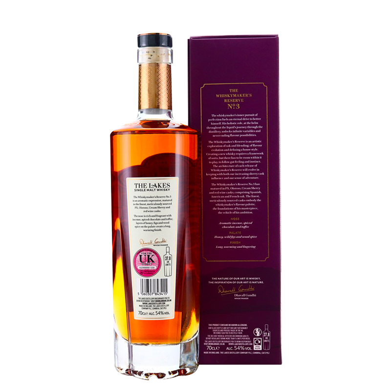 Whisky  The Lakes The Whiskymaker's Reserve N.3 Release 2020 70 cl