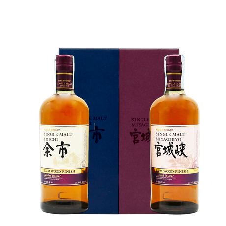 Whisky Nikka Gift Pack Yoichi 2017 & Miyagikyo 2017 70 cl