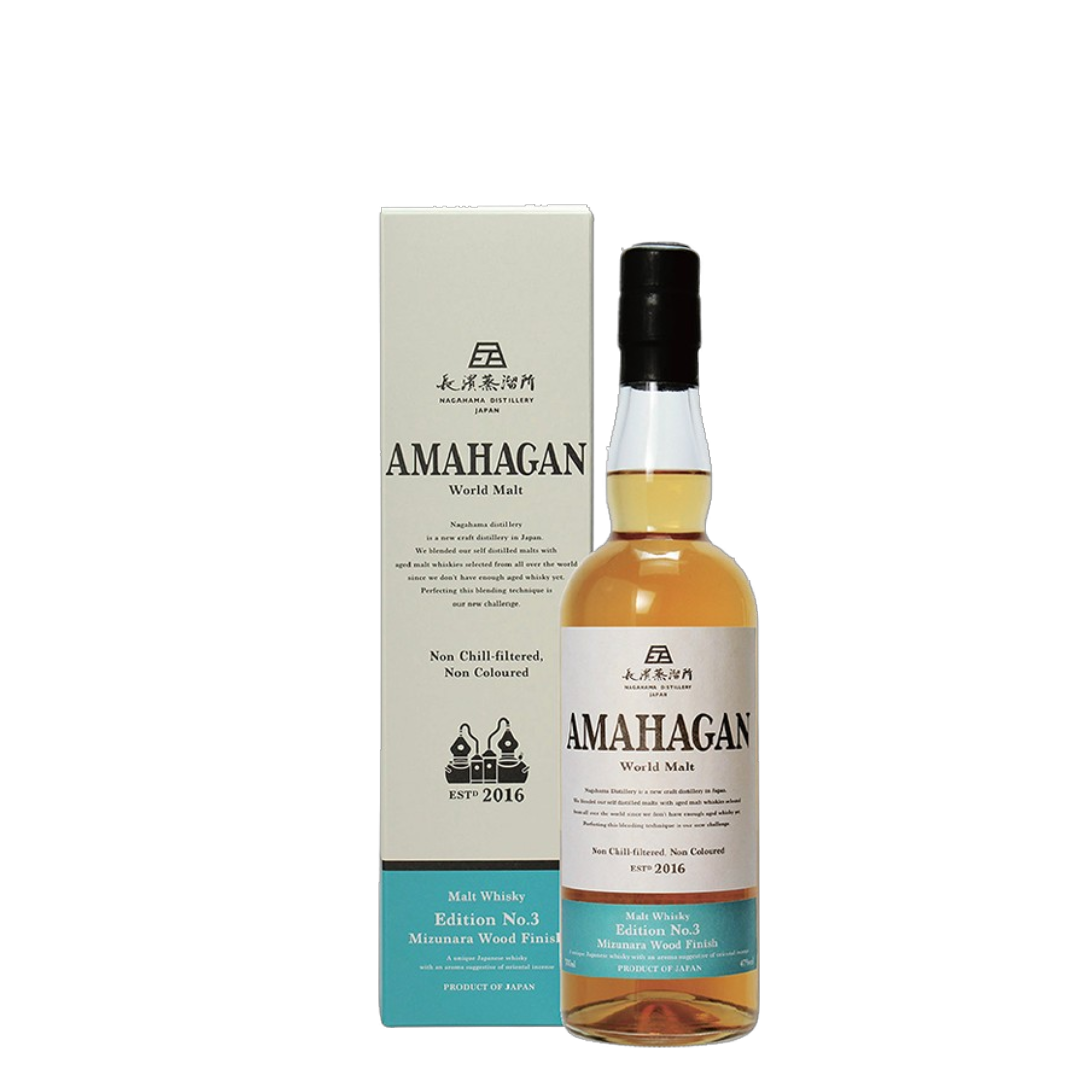 Whisky Amahagan Edition N.3 Mizunara Wood Finish 70 cl