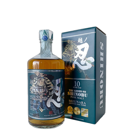 Whisky The Koshi-no Shinobu Pure Malt 10 Years Old Mizunara finish  70 cl