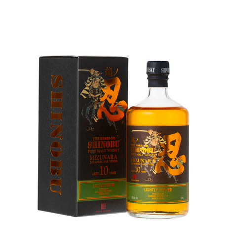 Whiskey The Koshi-no Shinobu Pure Malt 10 Years Old Mizunara finish Lightly Peated 70 cl