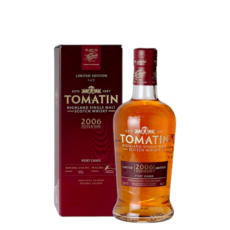 Whisky Tomatin 15 Years Old - Port Casks - Portuguese Collection 70 cl