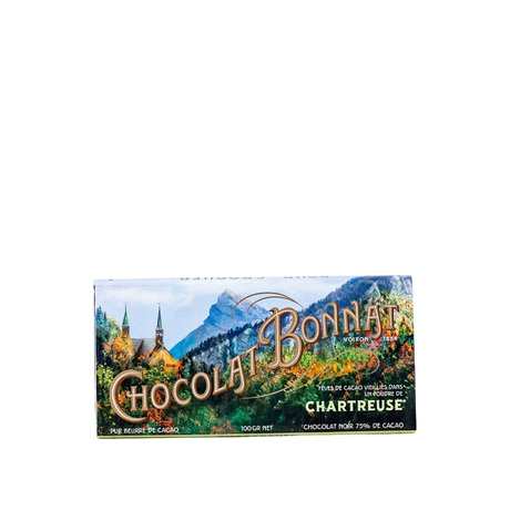 Bonnat tavoletta di cioccolato Fave di Cacao Invecchiate in Botte di Chartreuse 75% Collection Particulière 100 g